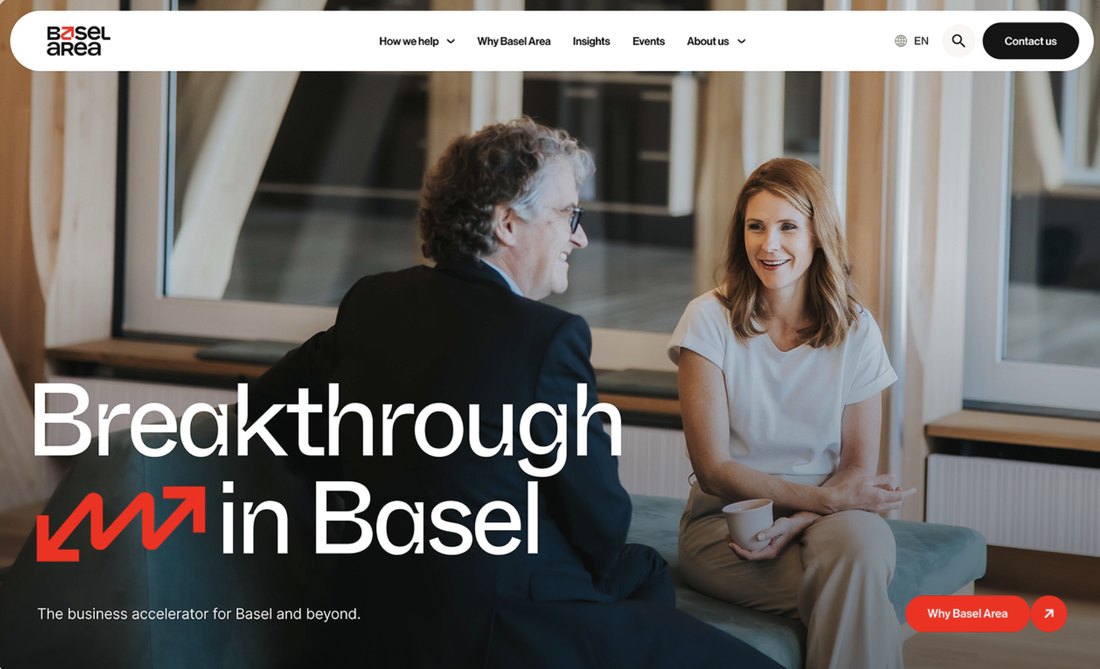 Website-Projekt Basel Area – Standortförderung