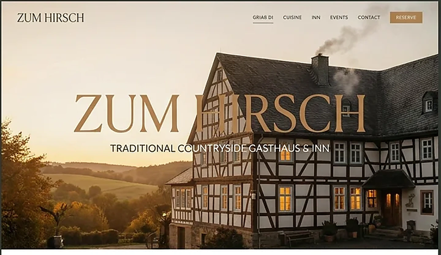 Nachher: Restaurant – neues Design