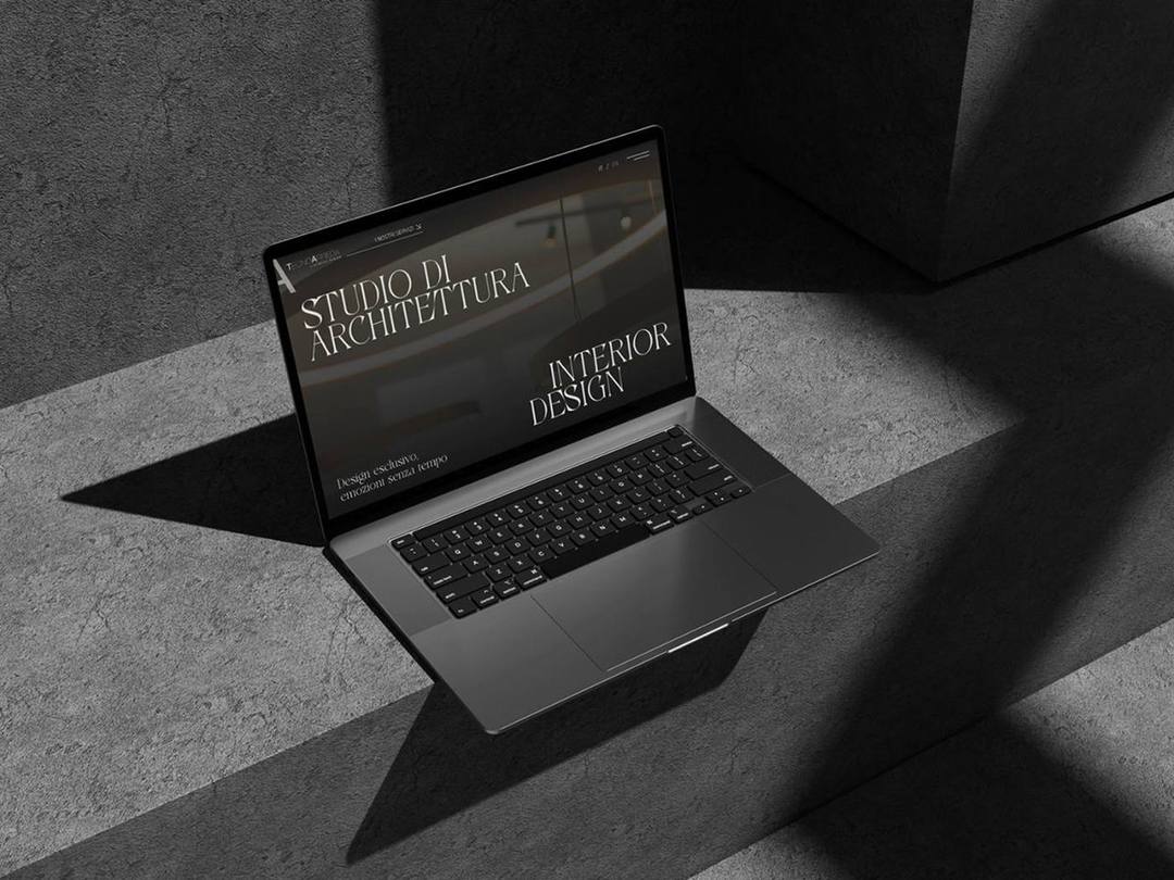 Markenauftritt auf Laptop-Mockup